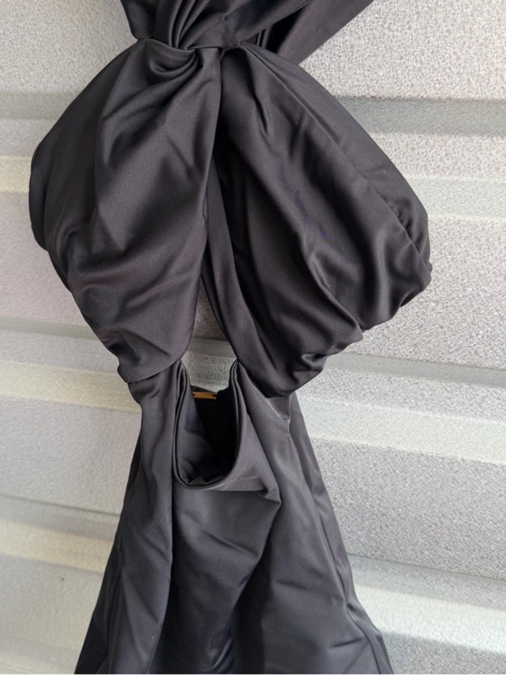 Juan de dios black criss cross cutout one piece - Picture 2 of 7